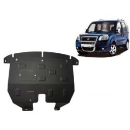Scut Protection Steel sump guard for the protection of the engine and the gearbox for Fiat Doblo - (2001-2010)