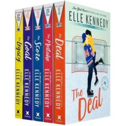 Bloom Books ltd Elle Kennedy Off Campus Series 5 Books Collection Set (The Deal, Mistake, Score, Goal, Legacy)