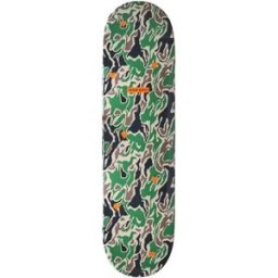 Heart Supply Luxury Prints Skateboard Deck (Camo) - Green;Black;Orange - Size: 8.25