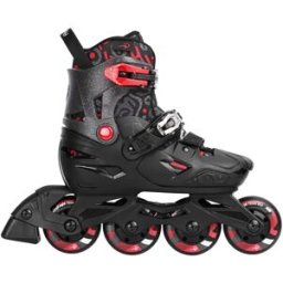 FlyingEagle Cosmo Adjustable Kids Inline Skates (Black) - Black - Size: 5-8 EU
