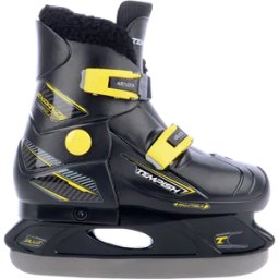 Tempish Fur Expanze Plus Adjustable Kids Ice Skates (Black) - Black;Yellow - Size: 1-3.5 EU