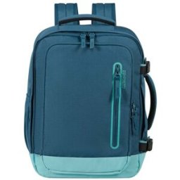 American Tourister Take2Cabin Sport Underseat Cabin Backpack (Ryanair) - Harbour Blue/Turquoise