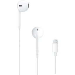 Apple EarPods with Lightning Connector – Wired Earphones with Remote & Microphone, New