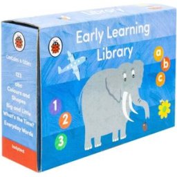 Ladybird Early Learning Library 6 Books Tuck-Box Set for Toddlers and Preschoolers (ABC, 123, Colours and Shapes, Everyday Words, Big and Little, What