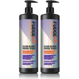 Fudge DOUBLE Clean Blonde Damage Rewind Purple Violet Toning & Repair