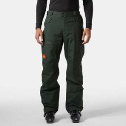 Helly Hansen Men's Sogn Insulated Cargo Ski Trousers Green XL - Dark Jungle Green - Male