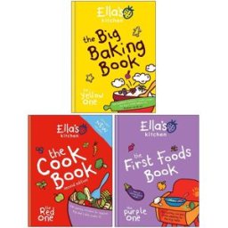 Hamlyn Ella's Kitchen Collection 3 Books Set (The First Foods Book, The Big Baking Book, The Cookbook: The Red One)