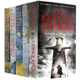 HARPERCOLLINS Conqueror Series Collection 5 Books Set By Conn Iggulden Wolf Of The Plains Lords Of The Bow Bone..