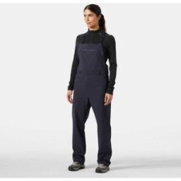 Helly Hansen Women's AWE Softshell Hiking Overalls Purple XS - Black Grape Purple - Female