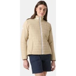 Helly Hansen Women's Crew Insulator Sailing Jacket 2.0 Beige XL - Khaki Sand Beige - Female