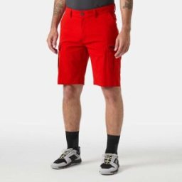 Helly Hansen Men's Quick-Dry Cargo Shorts 11 - Red - Male