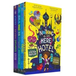 Simon and Schuster The Nothing to See Here 4 Books Collection Nothing To See Here Hotel, You Aint Seen Nothing Yeti, Sea-Ing is Believing, Fiend of the Seven Sewers