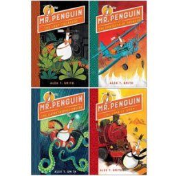 Hodder Children's Books Mr Penguin 4 Books Collection Set by Alex T. Smith – Funny Mystery Adventure Collection for Kids