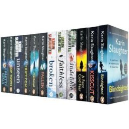 Arrow Karin Slaughter Will Trent Atlanta Series 12 Books Collection Set Triptych, Cop Town, Fractured, Fallen, Indelible, Broken