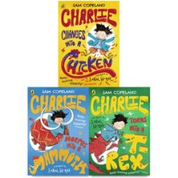 Puffin Charlie Changes Into a Chicken Series 3 Books Collection by Sam Copeland (Charlie Turns Into a T-Rex, Charlie Changes Into a Chicken, Charlie Morphs I