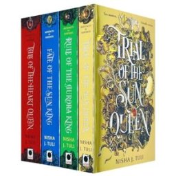 Orbit Artefacts of Ouranos Series 4 Books Collection Set by Nisha J. Tuli – Trial of the Sun Queen, Rule of the Aurora King & Fantasy Romance Collection