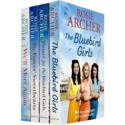 Quercus Rosie Archer Bluebird Girls 4 Books Collection Set – Historical Family Saga Collection