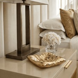 Aria Gold Pillow Decorative Trinket Dish