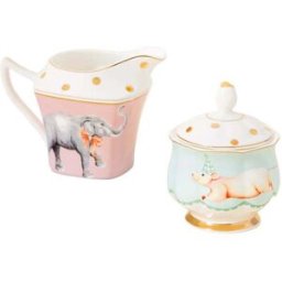 Yvonne Ellen Milk Jug & Sugar Pot Set - Elephant & Mouse