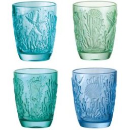 Artland Marine 4-Piece 300ml Glass Tumblers