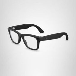 Ray-Ban Meta Gen 2 Wayfarer AI Glasses Matte Black Clear Lenses – 12MP Camera, 3K Ultra HD Video, Open-Ear Audio & Meta AI, Used - Very Good