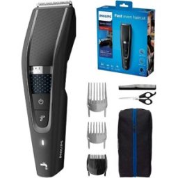 Philips Series 5000 HC5632/13 Hair Clipper – Washable Cordless Hair Trimmer with 28 Length Settings, DualCut Blades & 90 Min Runtime, New