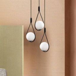 Glass Pendant Light Mudoni MR-938 Opviq, dimmable, White / opal, Living / Dining Room, Glass, Modern, Ceiling Light
