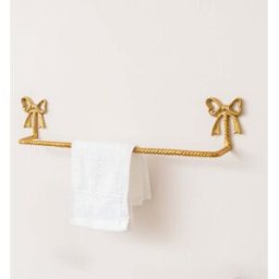 Metallic Gold Metal Bow Towel Rail Material: New Products