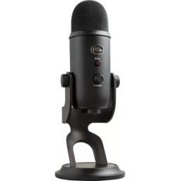 Logitech Blue Yeti USB Microphone for PC, Mac, Gaming, Recording, Streaming, Podcasting, Studio and Computer Condenser Mic with Blue VO!CE effects, 4 Pickup Patterns, Plug and Play – Black, New