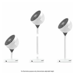 IRIS Woozoo 360° Pedestal Fan Air Circulator DC Motor Remote Control STF-360DC-N