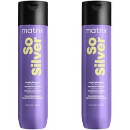 Matrix Total Results So Silver Purple Shampoo for Toning Blondes, Grey