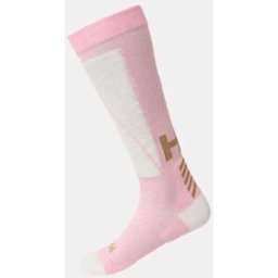 Helly Hansen Unisex Alpine Technical Merino Wool Sock Pink 45-47 - Cherry Blossom Pink - Unisex