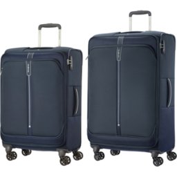 Samsonite Popsoda 2 Piece Medium and Large Spinner Suitcase Set - Dark Blue