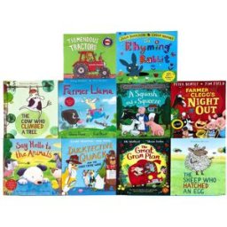 MACMILLAN Children Picture Storybooks 10 Books Collection Set – Rhyming Rabbit & Bedtime Stories Collection for Kids