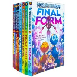 David Fickling Books Ltd Mega Robo Bros Series Volumes 1–8 Books Collection Set by Neil Cameron – Meltdown, Power Up & Action-Packed Robot Adventure Collection for Kids