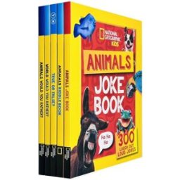Collins National Geographic Kids Animals 5 Books Collection Set – Family Games & Educational Animal Collection