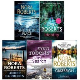 Piatkus Nora Roberts 5 Book Collection Set The Obsession, Shelter in Place, The Search, Identity & Under Currents Romantic Suspense & Thriller Novels
