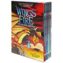 SCHOLASTIC UK Wings of Fire Graphix 4 Books Box Set (The Dragonet Prophecy, The Lost Heir, The Hidden Kingdom and The Dark Secret)