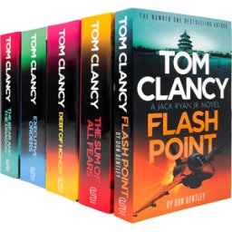 Sphere Tom Clancy 5 Books Collection Set – Flash Point, Sum of All Fears & Military Thriller Collection