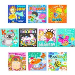 Make Believe Ideas Children's Picture Books 10 Books Collection Set (Frank the Fart Fairy, Super Sam and the Donut Disaster, Super Seb and the Slime Slide, K Is For Kind