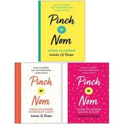 Bluebird ltd Pinch of Nom Food Planner 3 Books Collection Set – Healthy Recipe & Meal Planning Collection