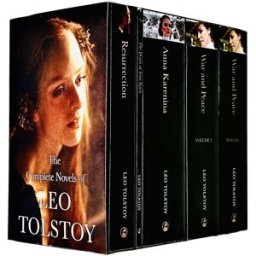 Classic Editions Leo Tolstoy Complete Novels 5 Books Collection Box Set – War and Peace & Classic Literature Collection
