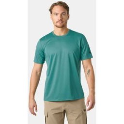 Helly Hansen Men's Tech T-Shirt 2.0 Green 2XL - Opal Green - Male