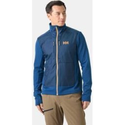 Helly Hansen Men's Versalite Hybrid Fleece Jacket Blue S - Dark Blue - Male