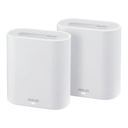 ASUS ExpertWiFi EBM68 WiFi 6 Business Mesh System - 2 Pack - White - AX7800