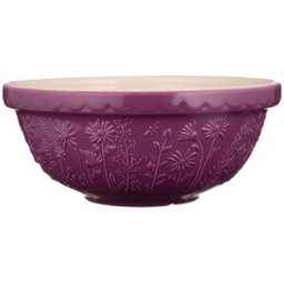 Mason Cash In The Meadow Daisy 26cm Stoneware Mixing Bowl - Berry