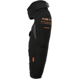 Fuse Stealth Knee/Shin Pad Combo (Black) - Black;Brown - Size: Medium