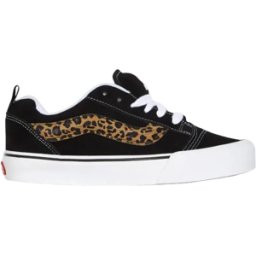 Vans Knu Skool Skate Shoes (Leopard) - Black;Yellow - Size: 5.5 EU