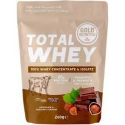 Gold Nutrition Total Whey Protein Chocolate and Almonds 260g