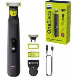 Philips OneBlade Pro 360 QP6542/15 – Face & Body Trimmer, New